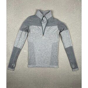 NIKE Running Womens Small Half Zip Long Sleeve Pullover Jacket Thumbholes
